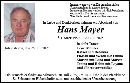 Hans Mayer