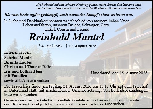 Reinhold Mantel