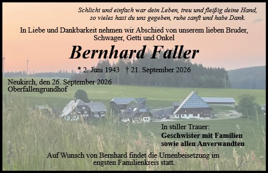 Bernhard Faller