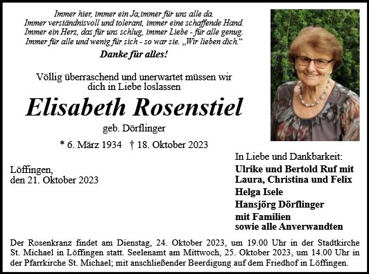 Elisabeth Rosenstiel