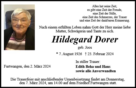 Hildegard Dorer