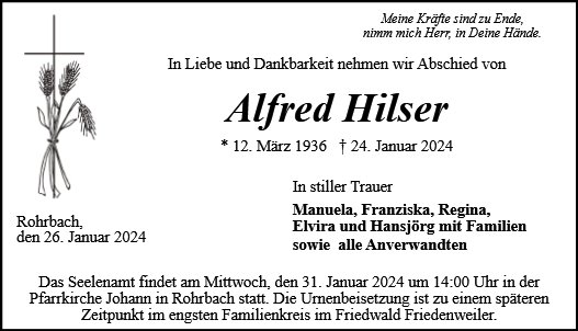 Alfred Hilser