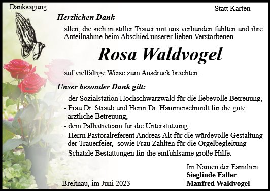 Rosa Waldvogel
