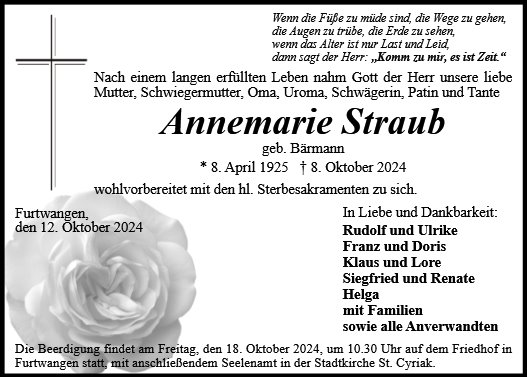 Annemarie Straub