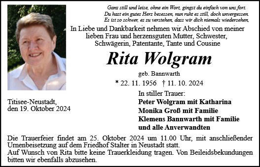 Rita Wolgram