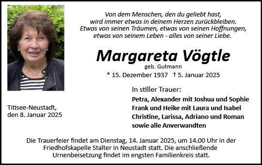 Margareta Vögtle