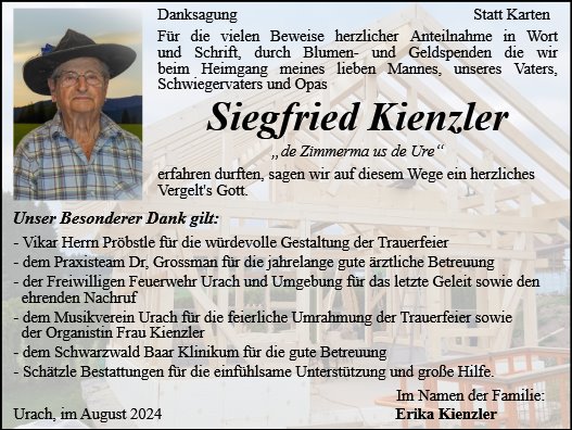 Siegfried Kienzler