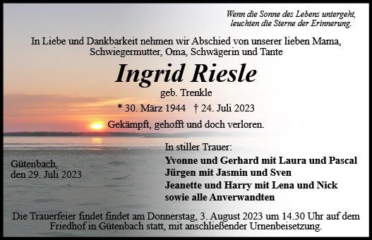 Ingrid Riesle