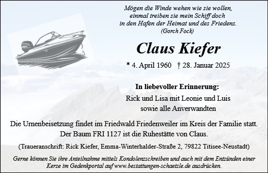 Claus Kiefer