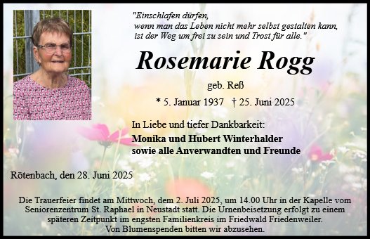 Rosemarie Rogg