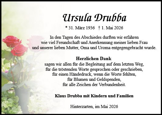 Ursula Drubba