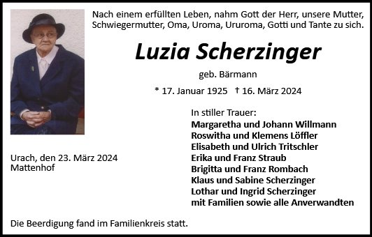 Luzia Scherzinger