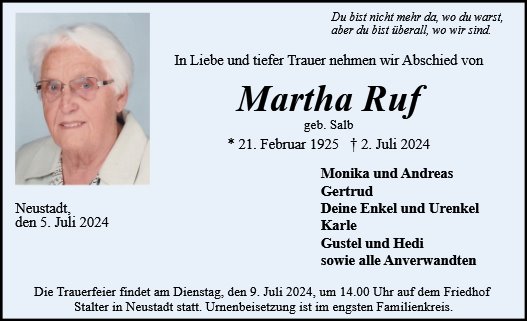 Martha Ruf