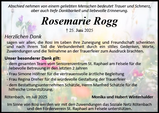 Rosemarie Rogg