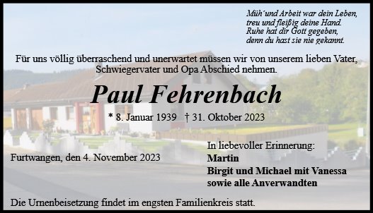 Paul Fehrenbach