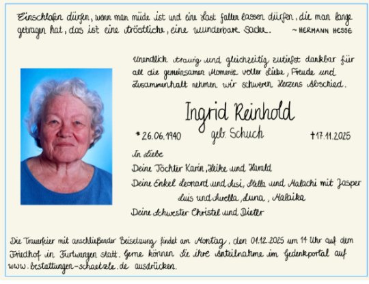 Ingrid Reinhold