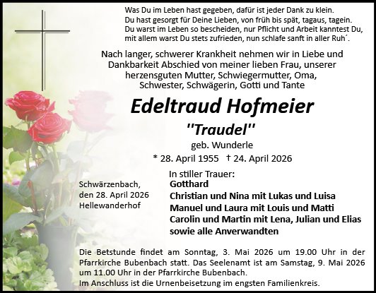 Edeltraud Hofmeier