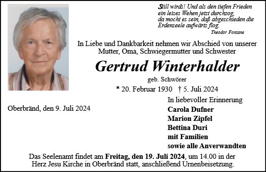 Gertrud Winterhalder