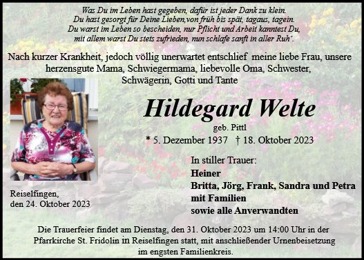 Hildegard Welte