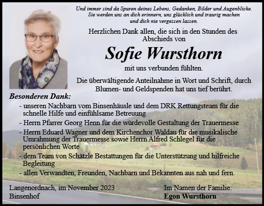 Sofie Wursthorn