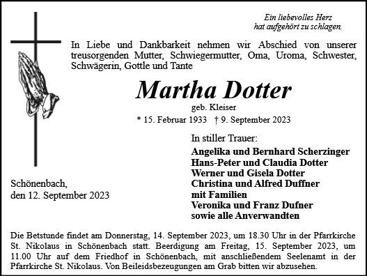 Martha Dotter