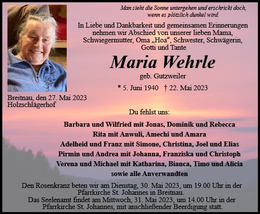 Maria Wehrle