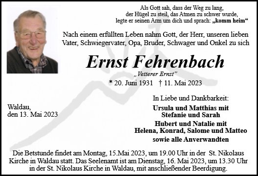 Ernst Fehrenbach