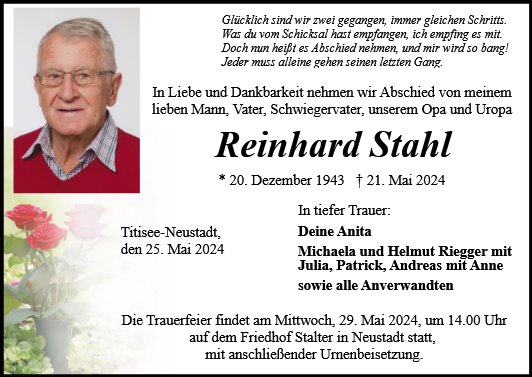 Reinhard Stahl