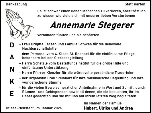 Annemarie Stegerer