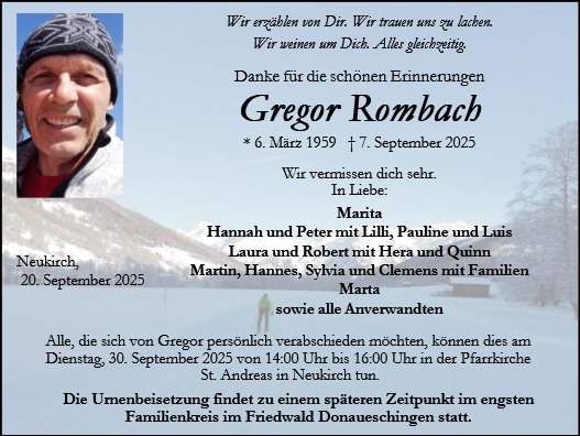 Gregor Rombach