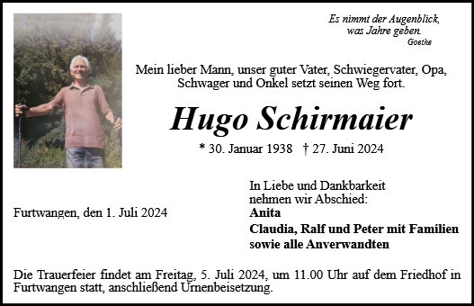 Hugo Schirmaier