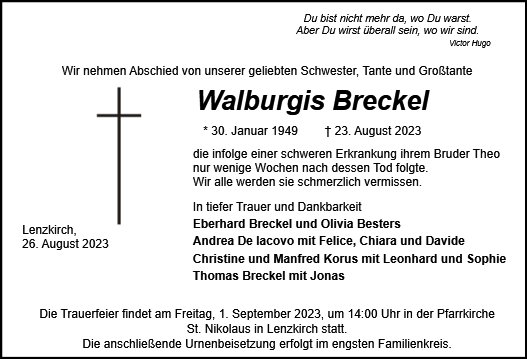 Walburgis Breckel