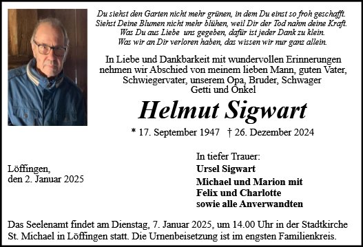 Helmut Sigwart