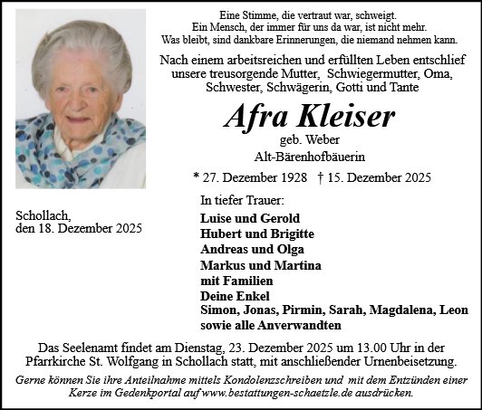 Afra Kleiser
