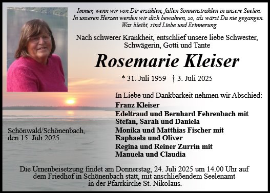 Rosemarie Kleiser