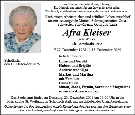 Afra Kleiser