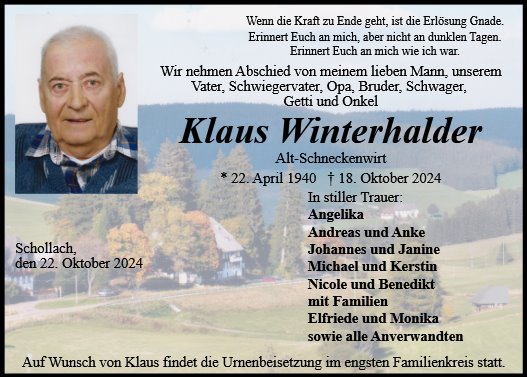 Klaus Winterhalder