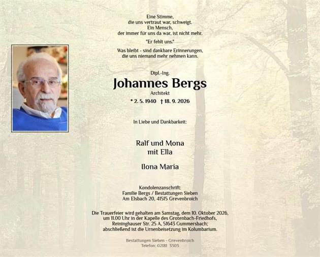 Johannes Bergs