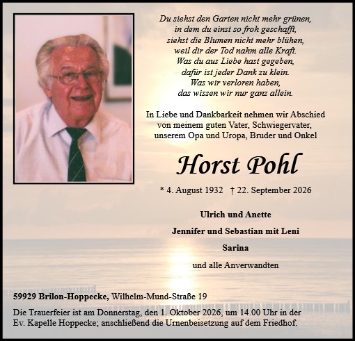 Horst Pohl