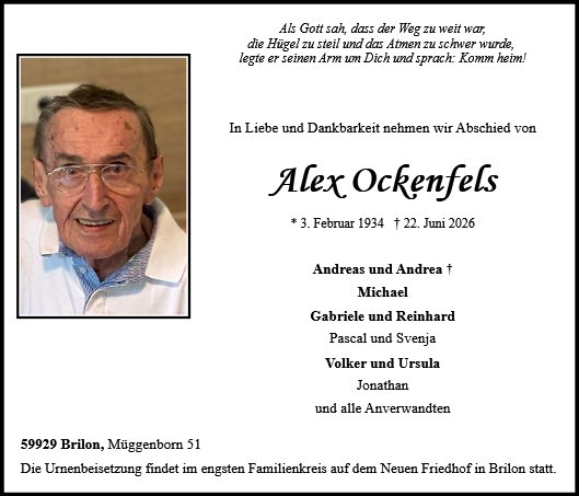 Alex Ockenfels