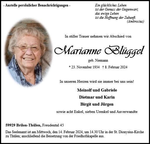 Marianne Blüggel