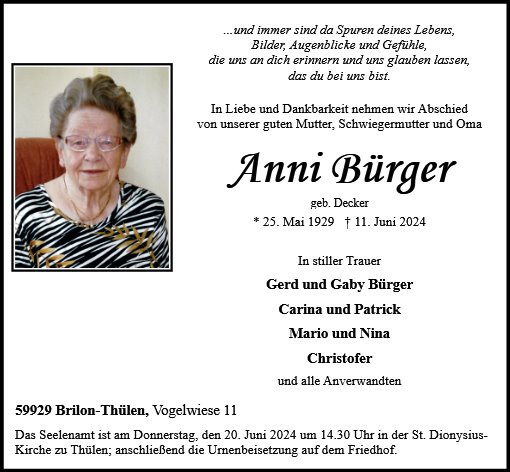 Anna Bürger