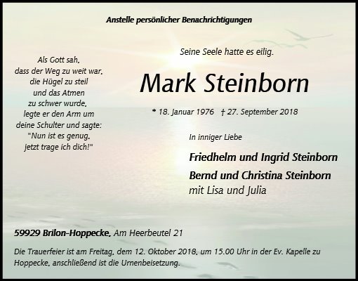 Mark Steinborn