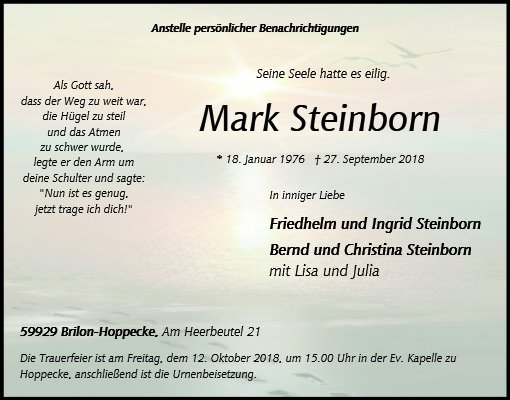 Mark Steinborn