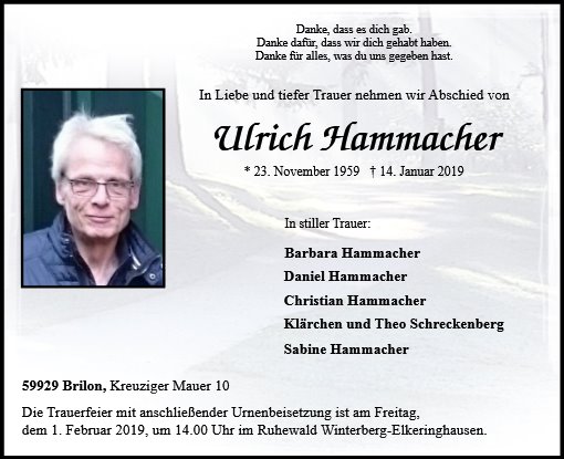Ulrich Hammacher