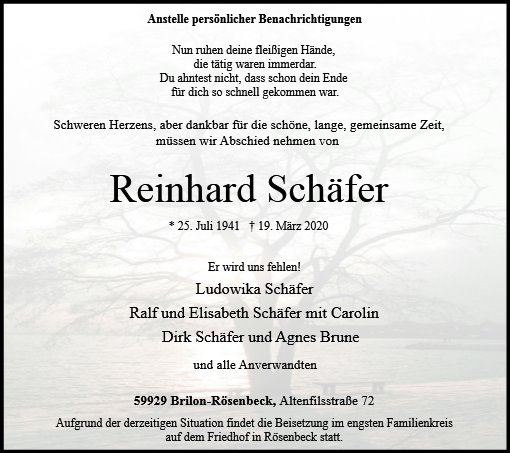 Reinhard Schäfer