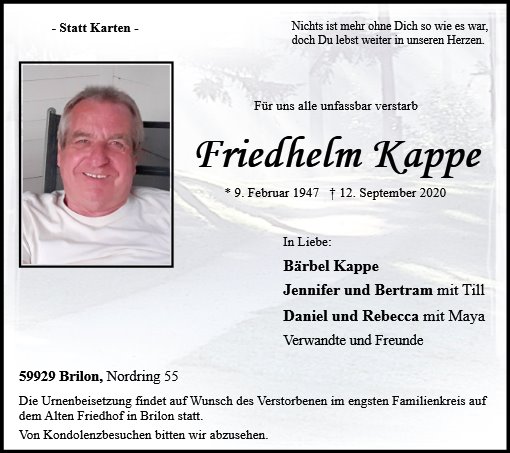 Friedhelm Kappe