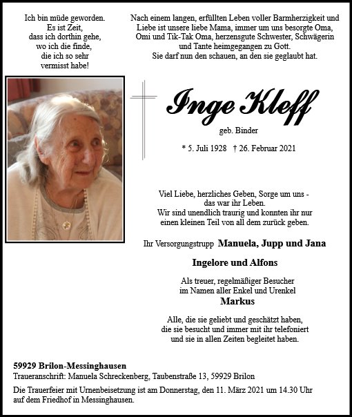 Ingeborg Kleff