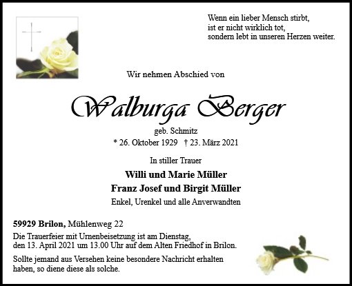 Walburga Berger