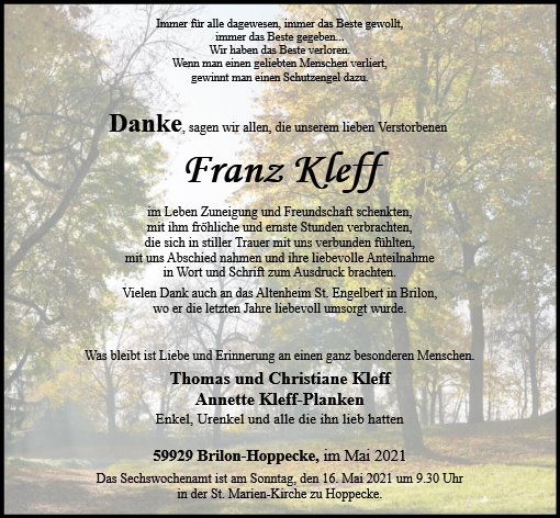 Franz Kleff